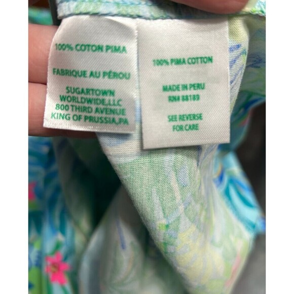 Lilly Pulitzer XS Etta V-Neck Dress Multicolor Via Parigi NWOT - Picture 9 of 10